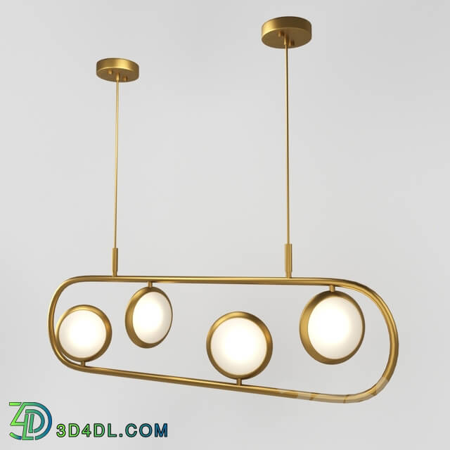 Chandelier - Hoop Gold 110401