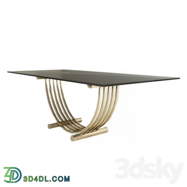 Table - MQ Brass Dining Table