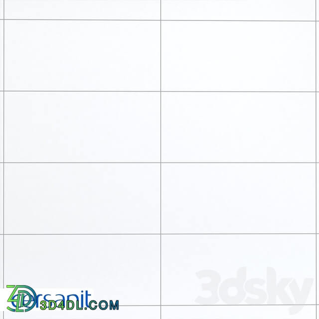 Tile - Tile Cersanit Evolution white 20x44 EVG051