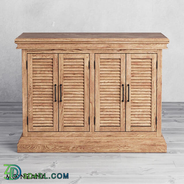 Sideboard _ Chest of drawer - OM Dresser with doors Replica 2 sections Moonzana