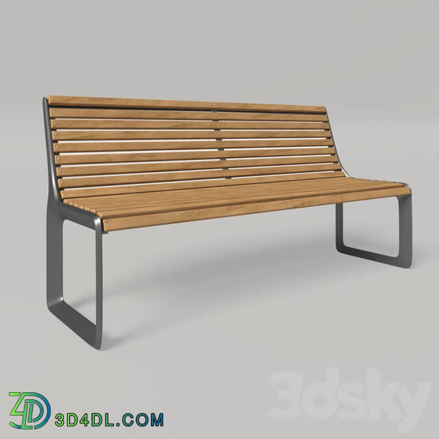 Urban environment - Street bench