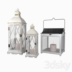 Table lamp - Candle holders lantern 