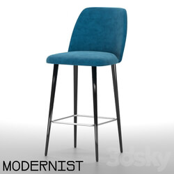 Chair - _OM_ Bar stool Pollok Wood CF 
