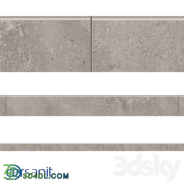 Tile - Skirting board Cersanit Lofthouse gray 29.7x59.8 LS5A096