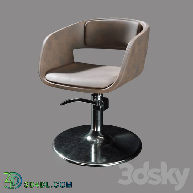 Chair - Highpoly Detailed Hairdresser Chair 3D model