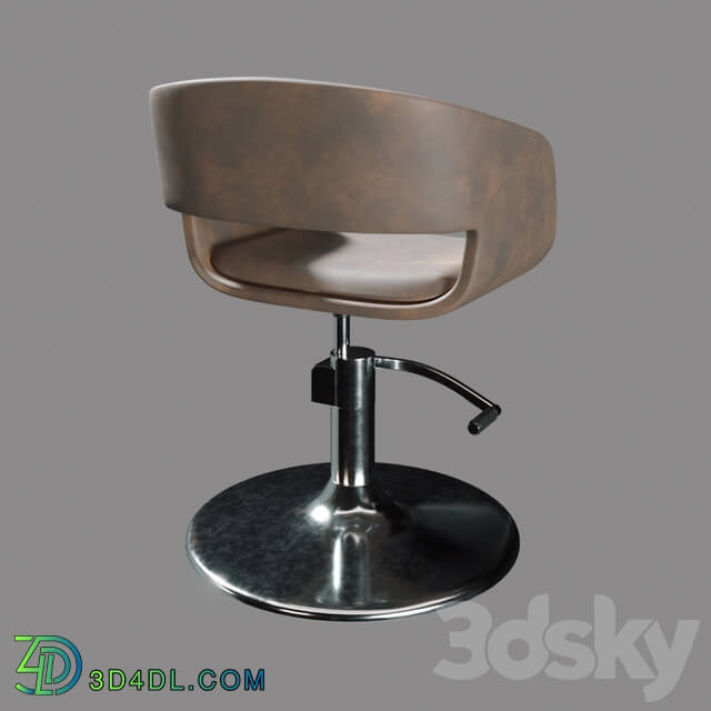 Chair - Highpoly Detailed Hairdresser Chair 3D model