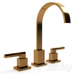 Faucet - Modern Lever-Handle 8 _widespread Gooseneck Faucet Rh 