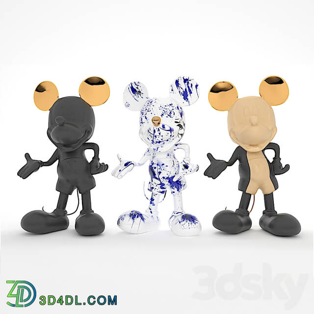 Sculpture - mickey mouse leblon delienne
