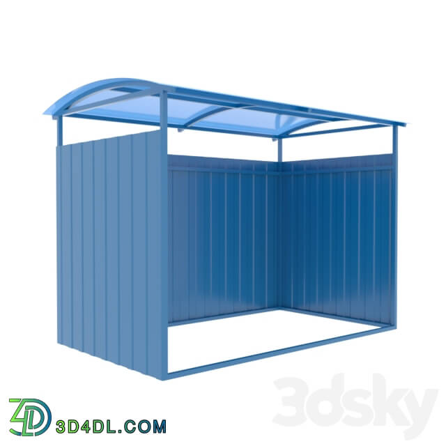 Urban environment - container cabinet 001