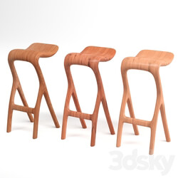Chair - Wooden bar chair 