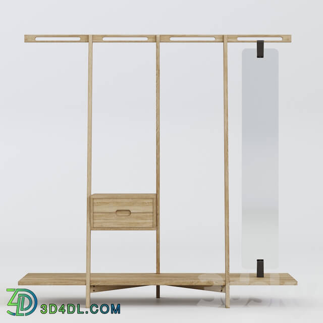 Hallway - Curiousgrace NOFU 654 cloth rack