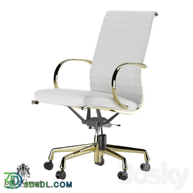 Office furniture - Armchair White Atlant _Loft concept_