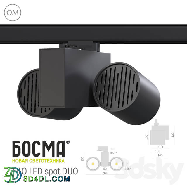 Technical lighting - Lilo led spot duo _ Bosma