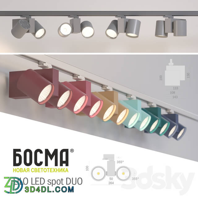 Technical lighting - Lilo led spot duo _ Bosma