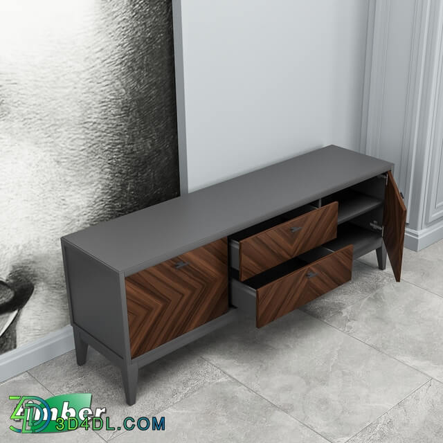 Sideboard _ Chest of drawer - OM TV Stand _Toscana_ T-903. Timber-mebel