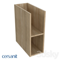 Bathroom furniture - Module for pedestal_ Moduo 20_ oak 