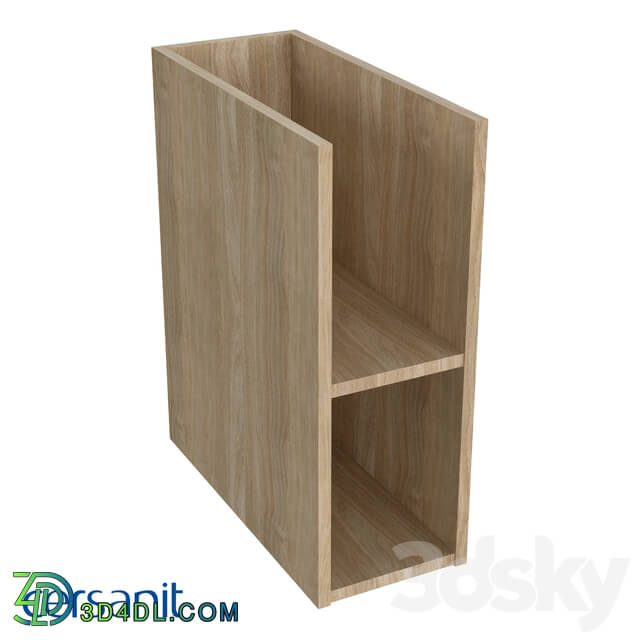 Bathroom furniture - Module for pedestal_ Moduo 20_ oak