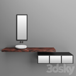 Bathroom furniture - Washbasin _ TARSIA _ Antonio Lupi Design 