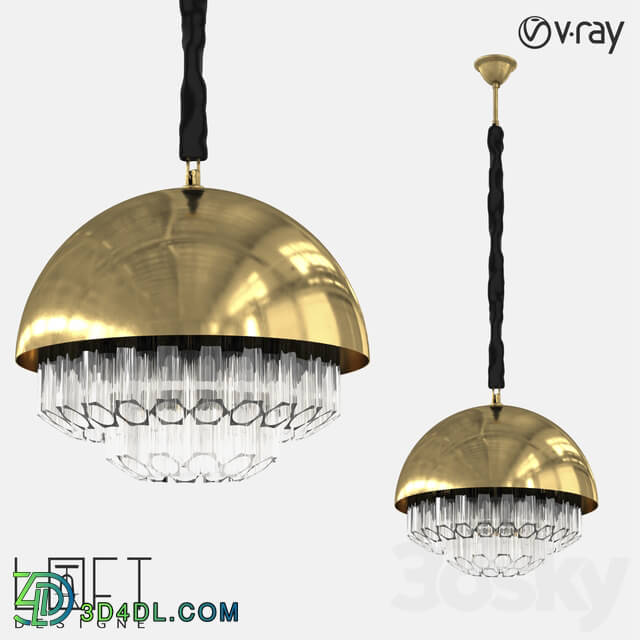 Chandelier - Pendant lamp LoftDesigne 1014 model