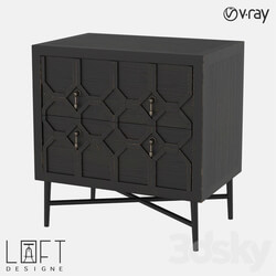 Sideboard _ Chest of drawer - Nightstand LoftDesigne 7175 model 