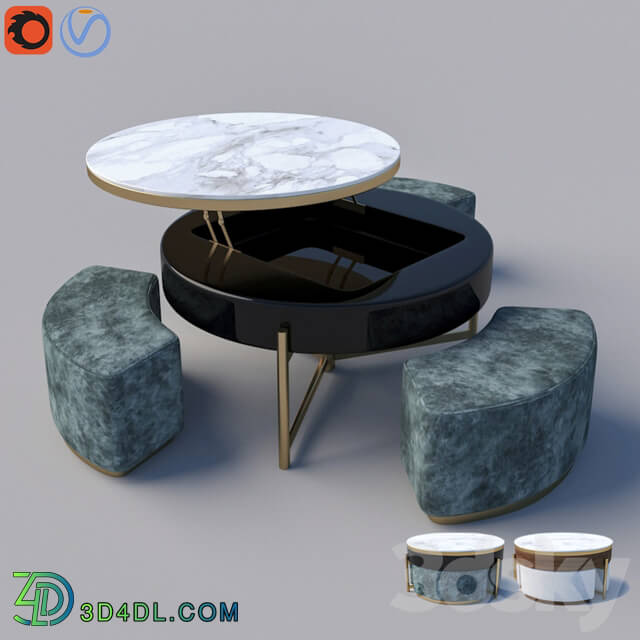 Table _ Chair - Coffee table by Chaji