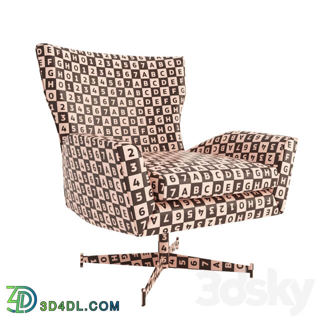Arm chair - Hemming leather chair