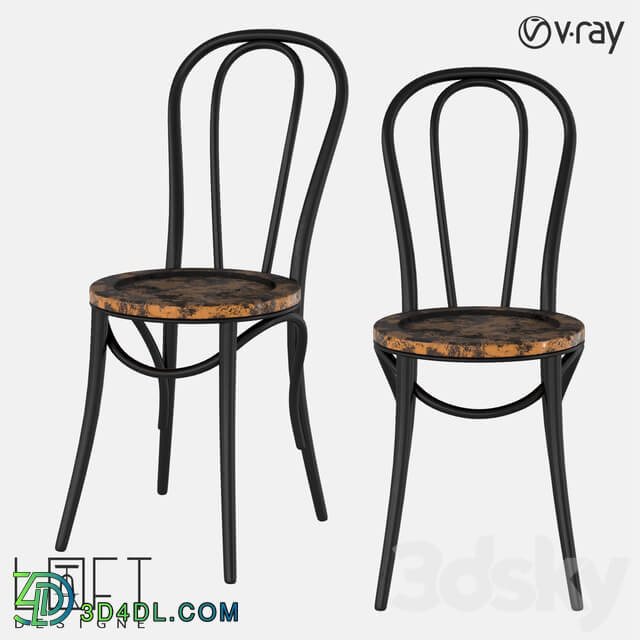Chair - Chair LoftDesigne 30001 model