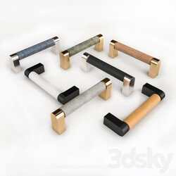Miscellaneous - Collections of R3 staple handles in plain and premium leather. 