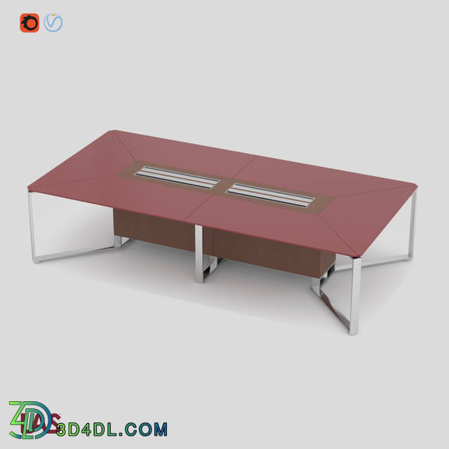 Office furniture - 3D-model of an office table LAS I MEET _146619_