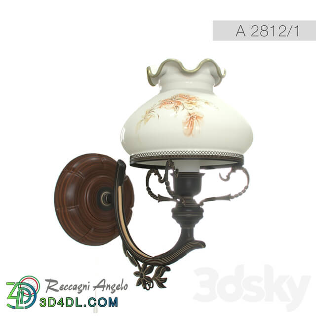 Wall light - Lamp_ Sconce Reccagni Angelo A 2812_1