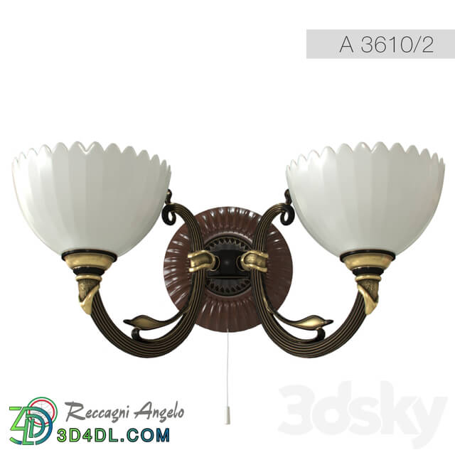 Wall light - Lamp_ Sconce Reccagni Angelo A 3610_2