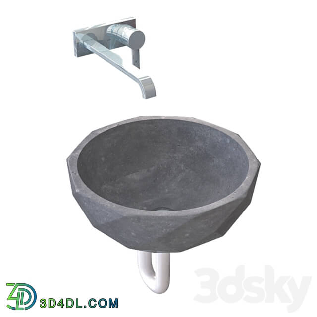 Wash basin - Concrete sink _Gratis_