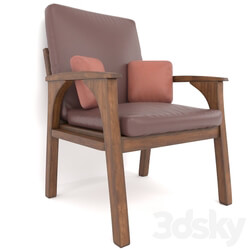 Arm chair - leather chair 