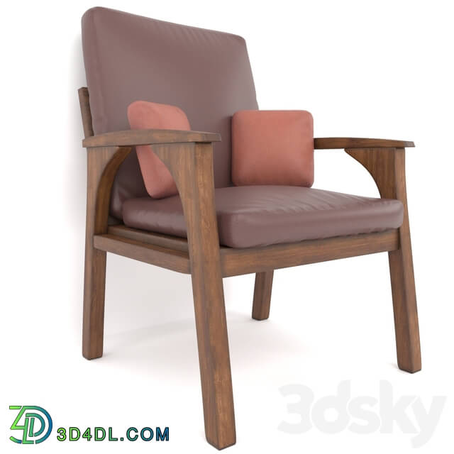 Arm chair - leather chair