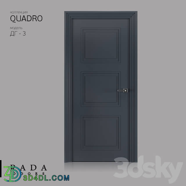 Doors - QUADRO DG-3 model _QUADRO collection_ by Rada Doors