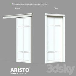 Doors - Interior Hanging Door Aristo. Yvoire Collection _ivoire_ 