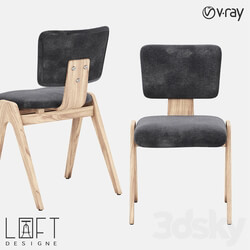 Chair - Chair LoftDesigne 1444 model 