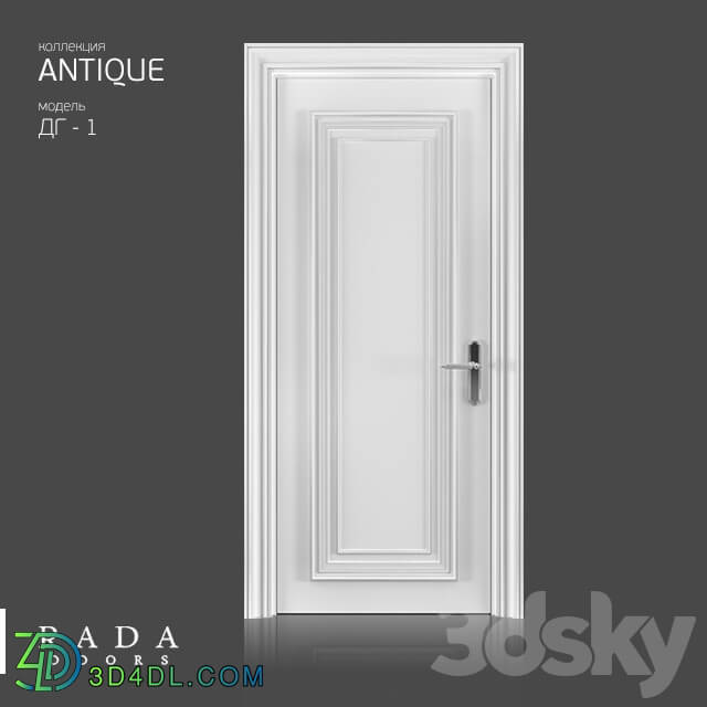 Doors - Model ANTIQUE DG-1 _ANTIQUE collection_ by Rada Doors