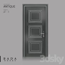 Doors - Antique Dg-3 Model _antique Collection_ by Rada Doors 