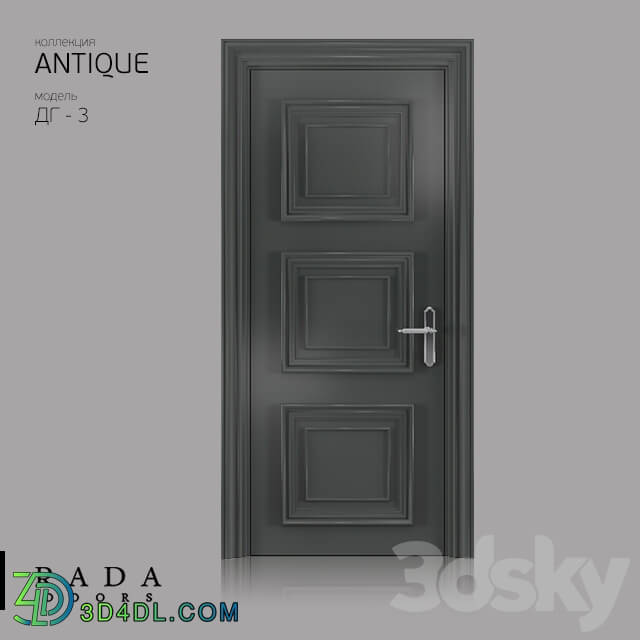 Doors - Antique Dg-3 Model _antique Collection_ by Rada Doors