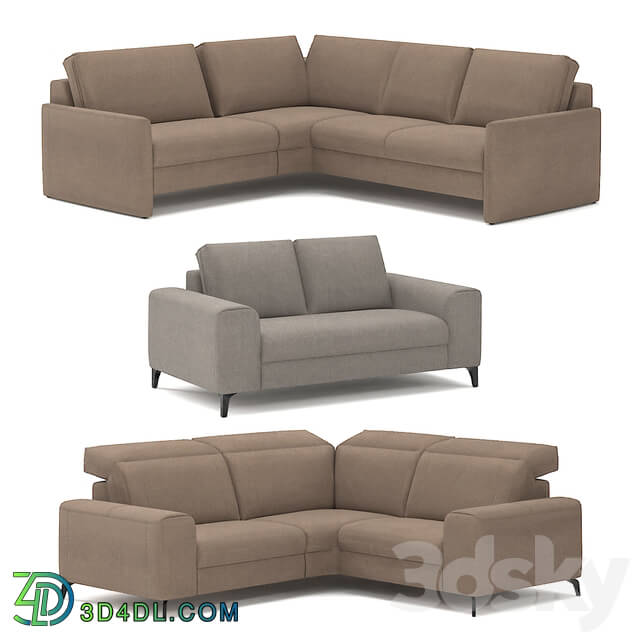 Sofa - Belgian sofa Donato corner