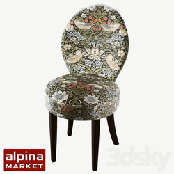 Chair - Dining chair IXORA dark walnut ALP _ ST-104_1 _ Morris 