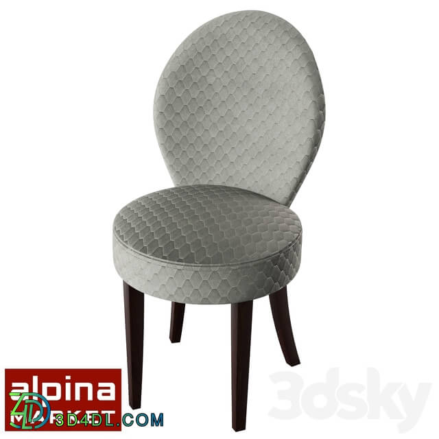 Chair - Dining chair IXORA dark walnut ALP _ ST-104_3 _ Caspia04