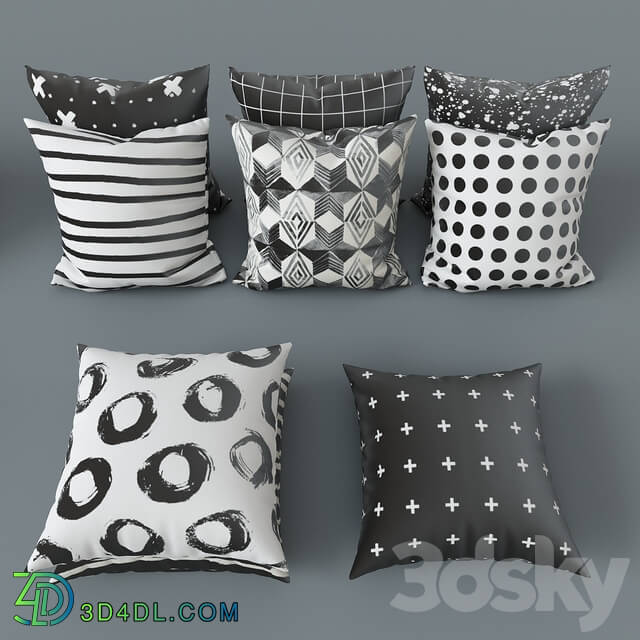 Pillows - Set of decorative pillows number 10