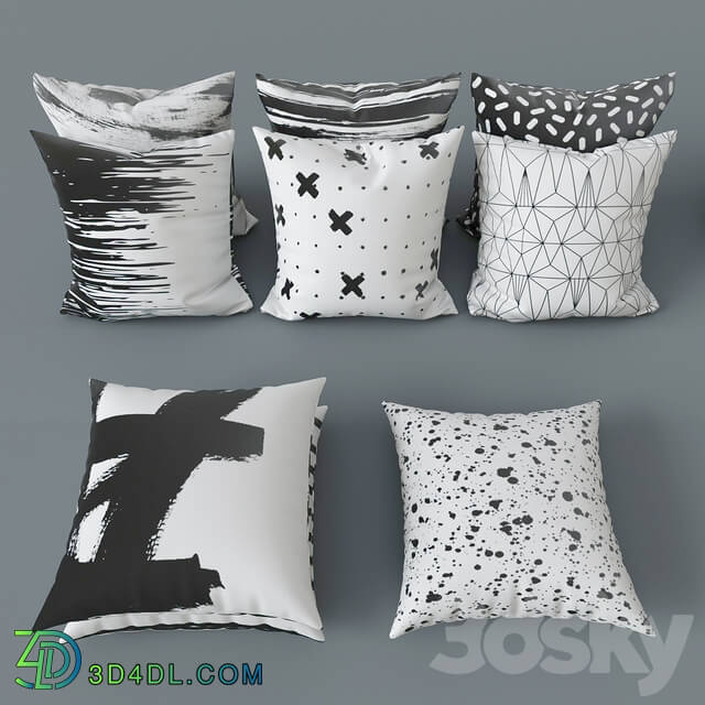 Pillows - Set of decorative pillows number 10