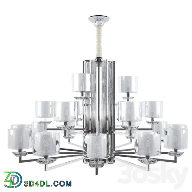 Chandelier - Newport 4412 _ 6 _ 3 _ C chrome