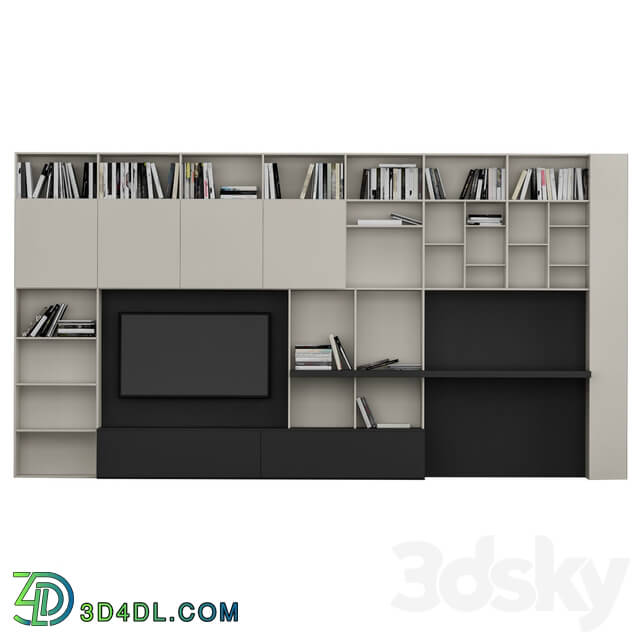 TV Wall - working shelf tv stand_003