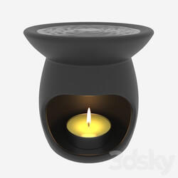 Other decorative objects - Aroma lamp with a candle 