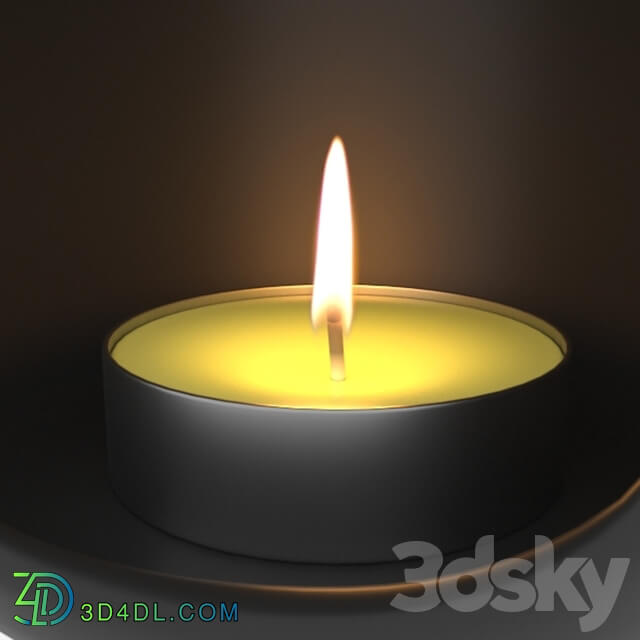 Other decorative objects - Aroma lamp with a candle