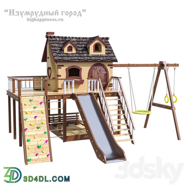 Playground - _OM_ Children_s game complex _Bambi DELUXE_
